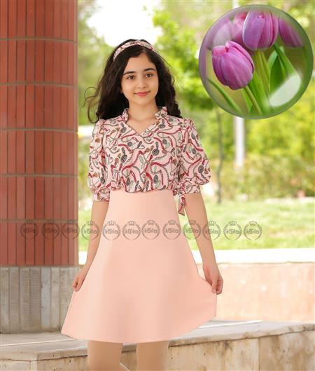 سارافن دخترانه شیک ومجلسی