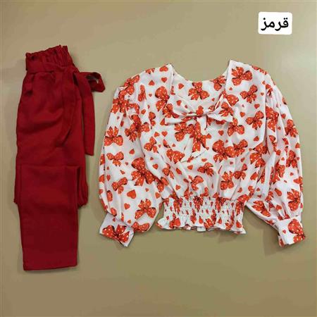 ست شومیز شلوار مجلسی بهاره