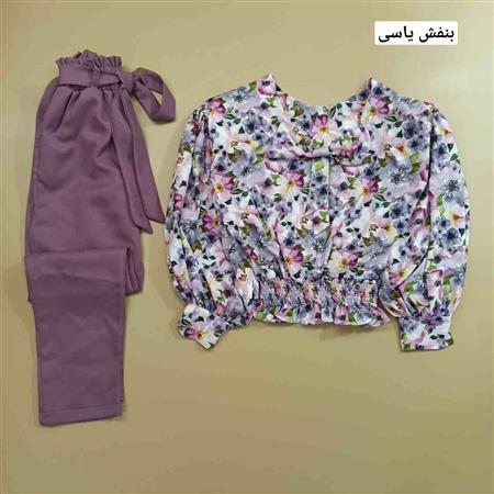ست شومیز شلوار مجلسی بهاره