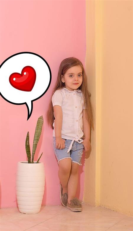 ست تیشرت شلوارک مرواریدی