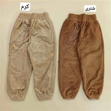 شلوار مخمل سه بعدی