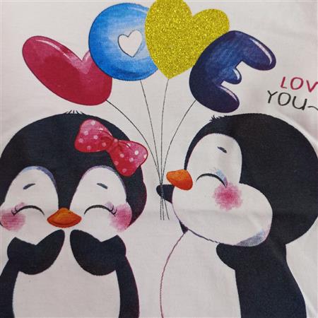 بلوز شلوار Love بادکنکی
