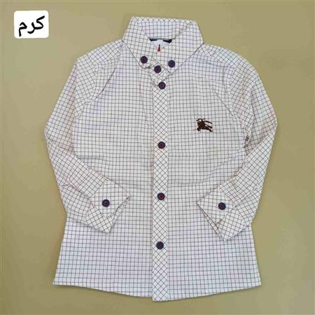 پیراهن پسرانه چهارخونه آیلین