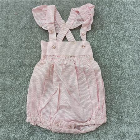 بادی راه راه صورتی تکسایز
