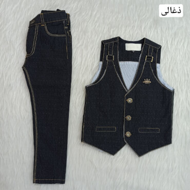 ژیله شلوار مجلسی کتان