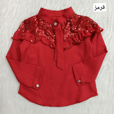 شومیز مجلسی یقه کرواتی