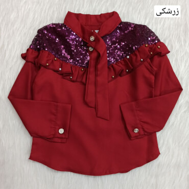 شومیز مجلسی یقه کرواتی
