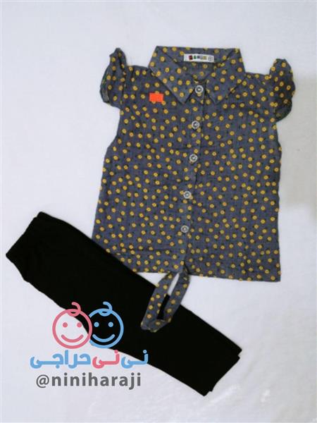 دو تکه دخترانه گل ریز