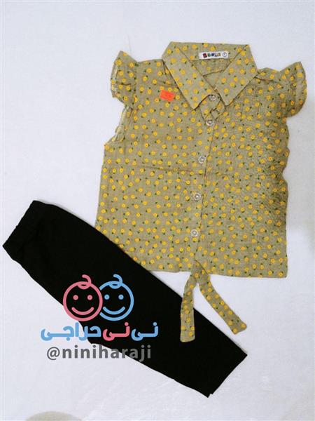 دو تکه دخترانه گل ریز