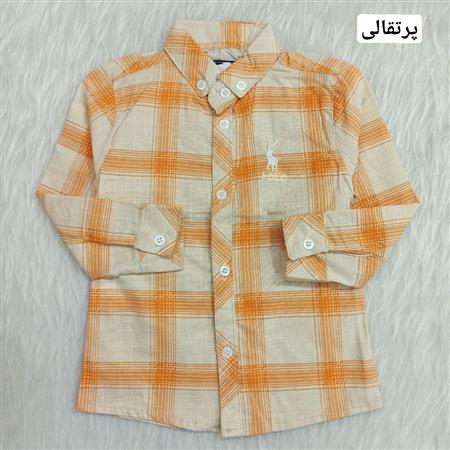 پیراهن چهارخانه پسرانه polo