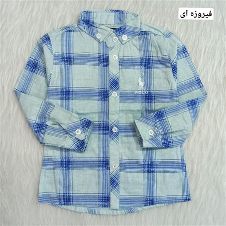 پیراهن چهارخانه پسرانه polo