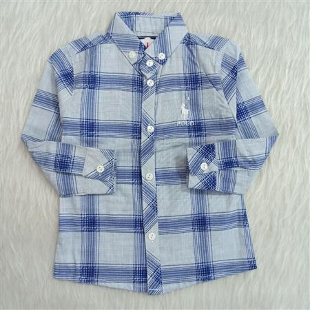 پیراهن چهارخانه پسرانه polo