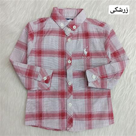 پیراهن چهارخانه پسرانه polo