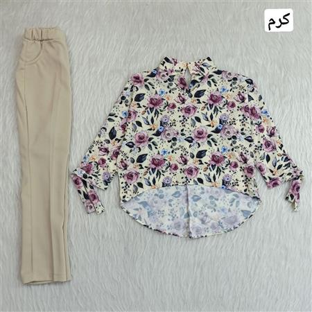 ست شومیز شلوار مجلسی مهرناز