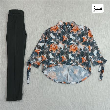 ست شومیز شلوار مجلسی مهرناز