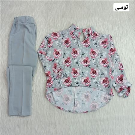 ست شومیز شلوار مجلسی مهرناز