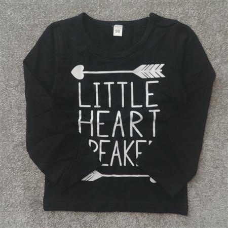 بلوز مشکی Little Heart تکسایز