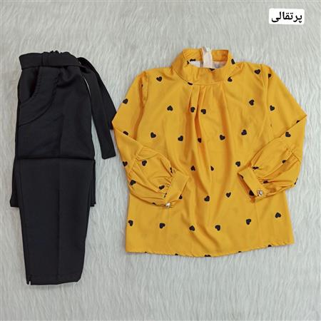 ست شومیز شلوار قلبی