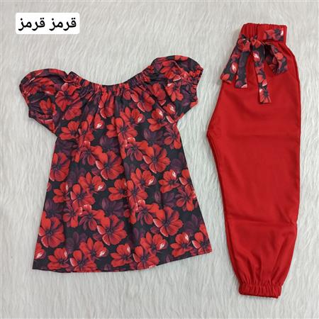 ست شومیز شلوار ارغوان