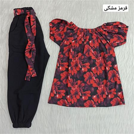 ست شومیز شلوار ارغوان