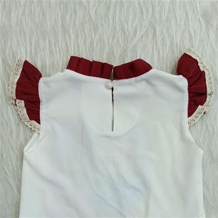 تاپ شلوارک دختر و کفشدوزک