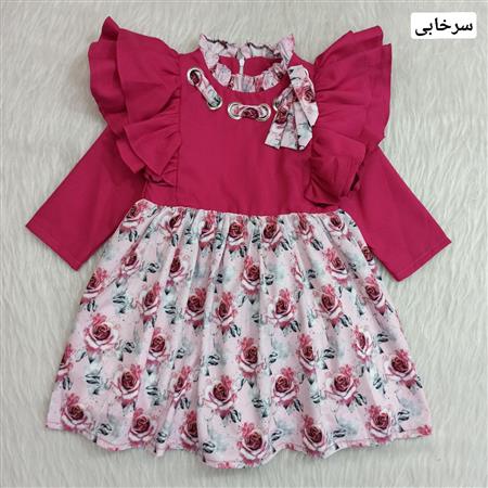 پیراهن مجلسی دامن گلدار