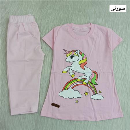 تیشرت شلوارک اسب تکشاخ