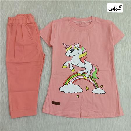 تیشرت شلوارک اسب تکشاخ