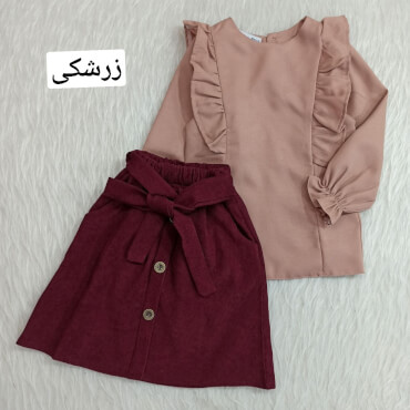 شومیز دامن چین دار