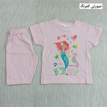 تیشرت شلوارک پری دریایی سایز بزرگ