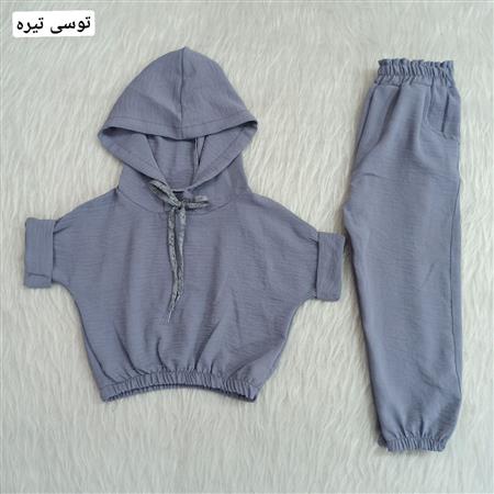 هودی شلوار ابر و بادی آستین کیمونو