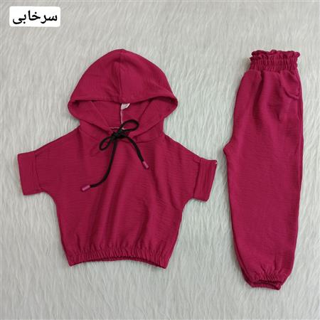 هودی شلوار ابر و بادی آستین کیمونو