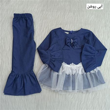 شومیز شلوار تنسل توری