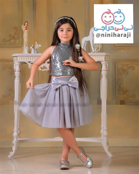 تاپ دامن پولکی مجلسی