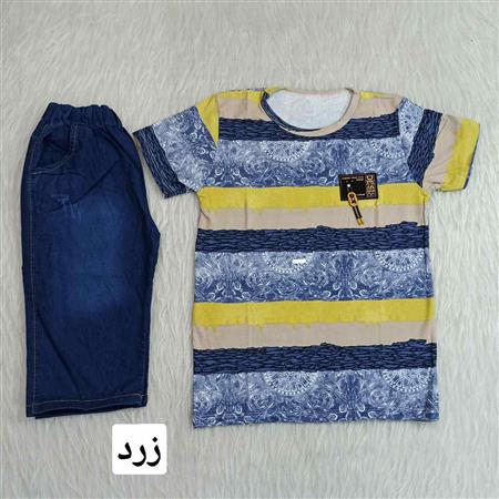ست تیشرت و شلوارک لی رینگی