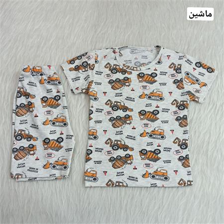 تیشرت شلوارک اسپرت طرح میکس