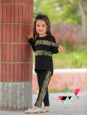 بلوز شلوار پلنگی