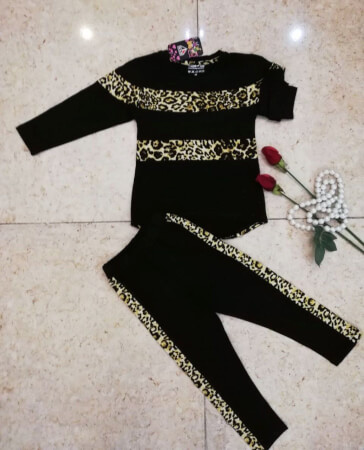 بلوز شلوار پلنگی