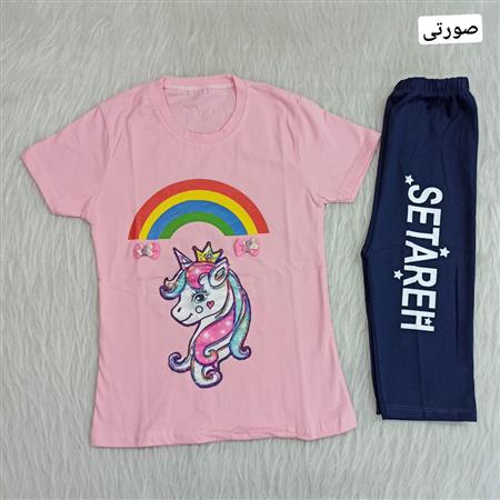 تیشرت شلوارک پاپیونی تکشاخ