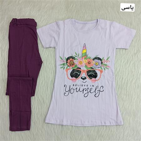 تیشرت شلوار پاندا تکشاخ کوچک