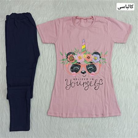 تیشرت شلوار پاندا تکشاخ کوچک