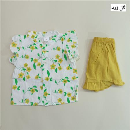 تاپ شلوارک گلها
