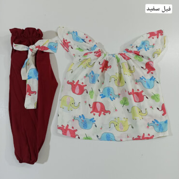 ست تاپ شلوارک نخی تابستان