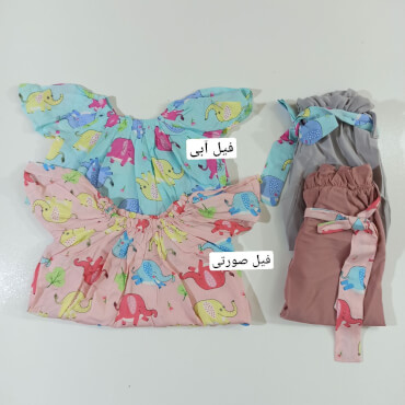ست تاپ شلوارک نخی تابستان