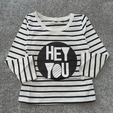 بلوز راه راه Hey you تکسایز