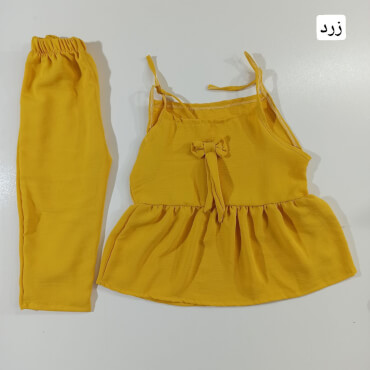تاپ شلوارک ابر بادی بندی