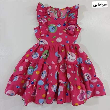پیراهن نخی طبقه ای