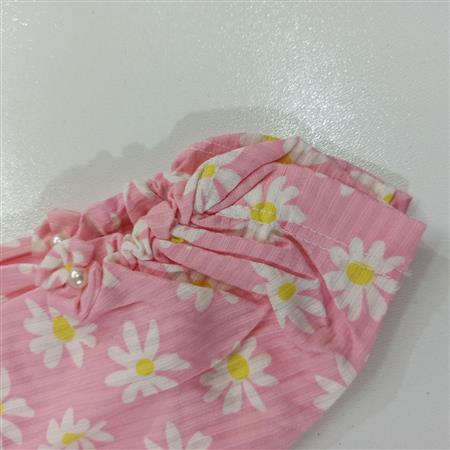 تاپ و شلوارک بابونه سایز کوچک