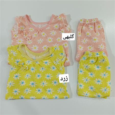 تاپ و شلوارک بابونه سایز کوچک