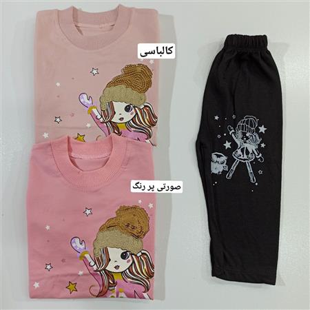 تیشرت شلوارک جغد و دخترک کلاه دار